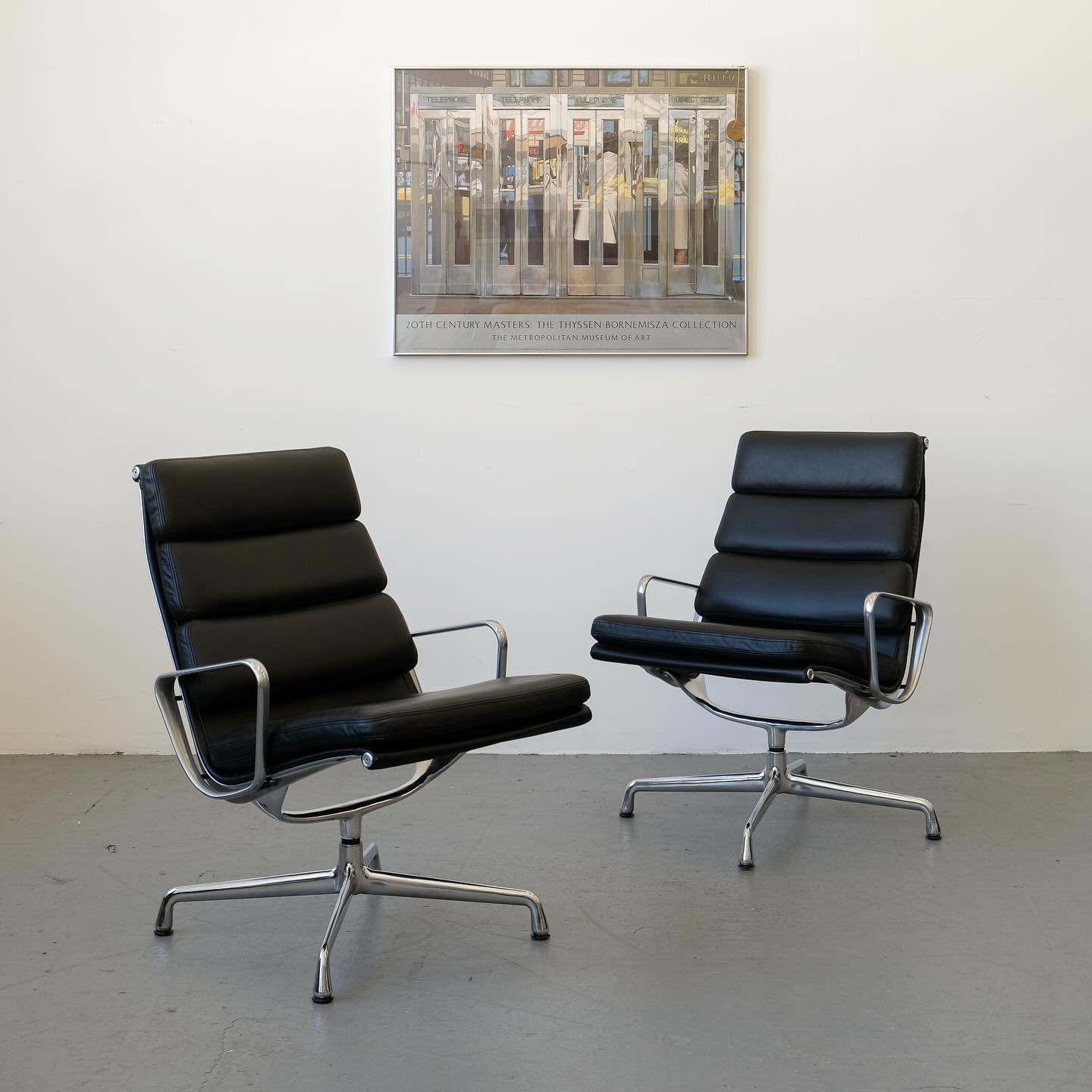 Eames Soft Pad lounge chair by Herman Miller (4 Available)