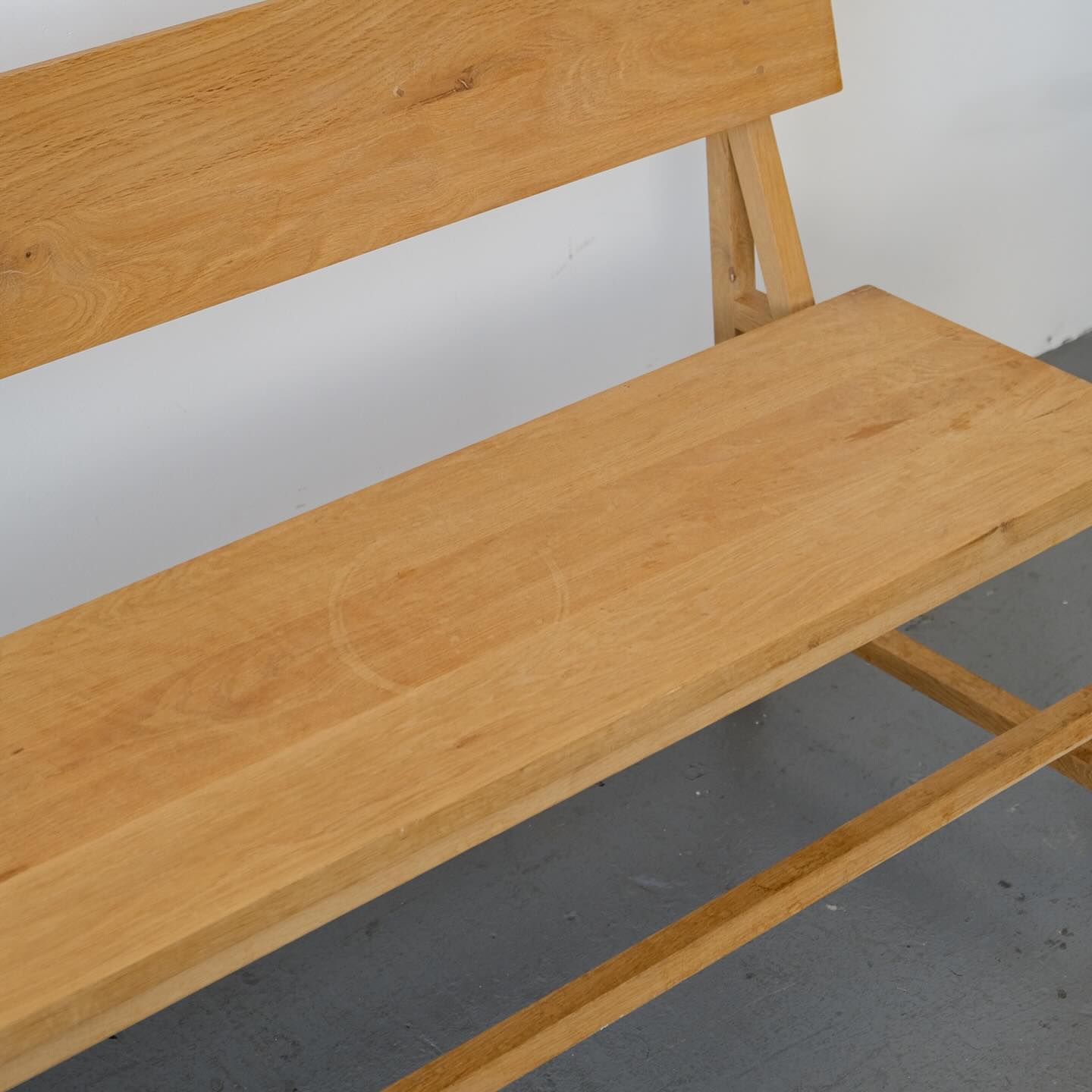 Contemporary Solid Wood Bench