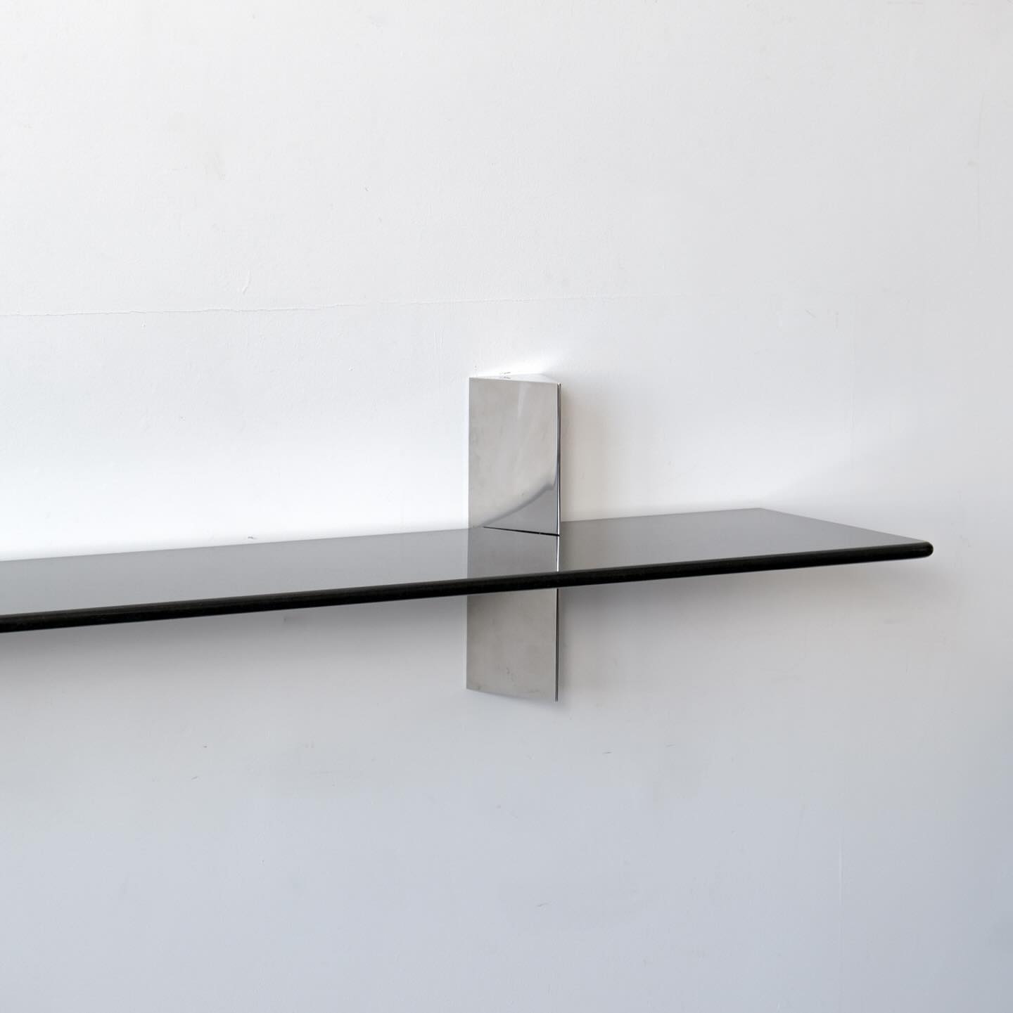 Vintage Chrome + Black Granite Ledge