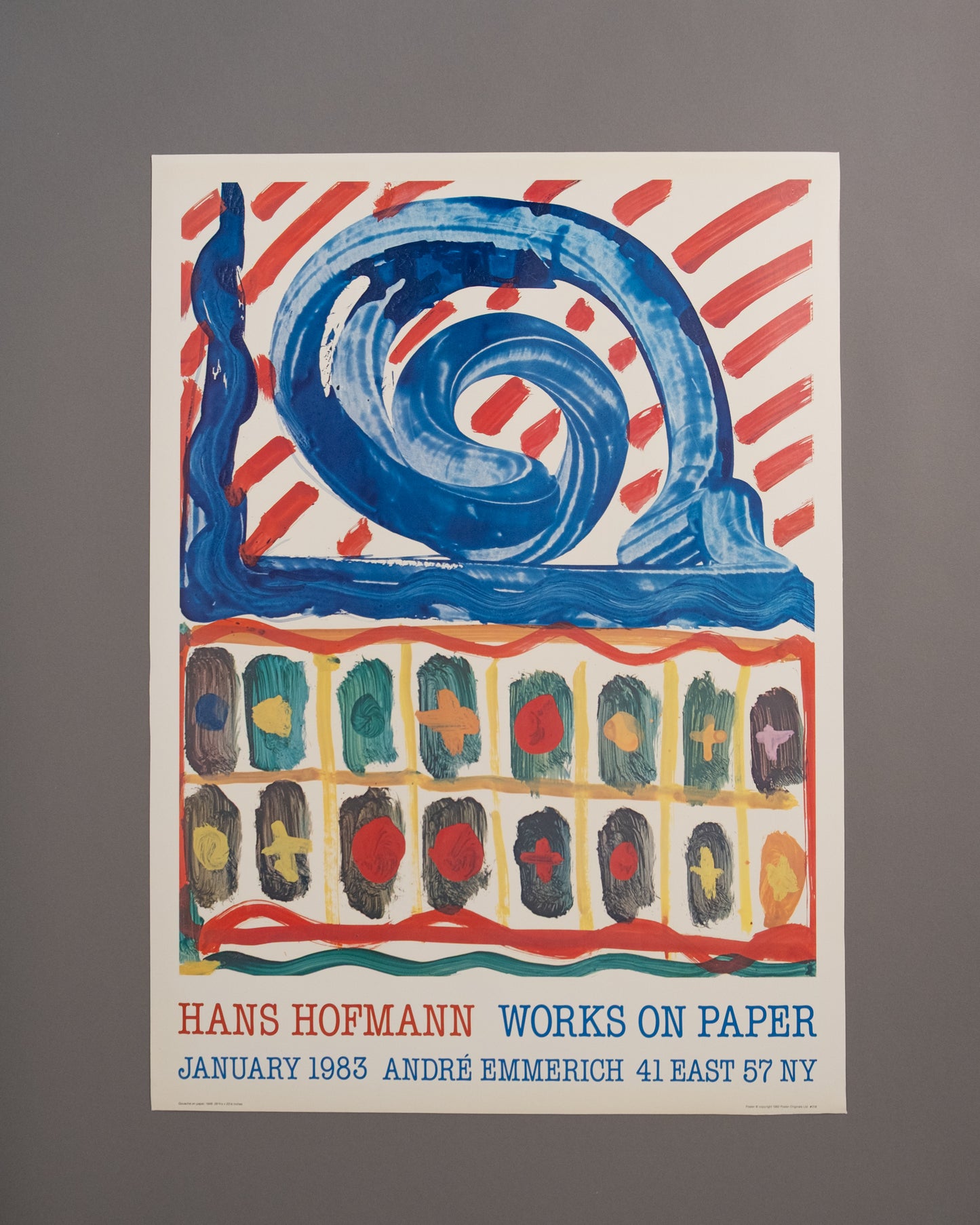Hans Hoffman Works on Paper Vintage Exhibition Lithograph