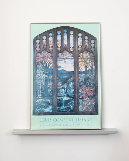 Louis Comfort Tiffany The Met  Vintage Exhibition Framed Print