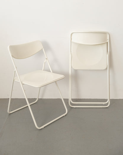 Vintage Ikea “TED” in white by Niels Gammelgaard (1980s)